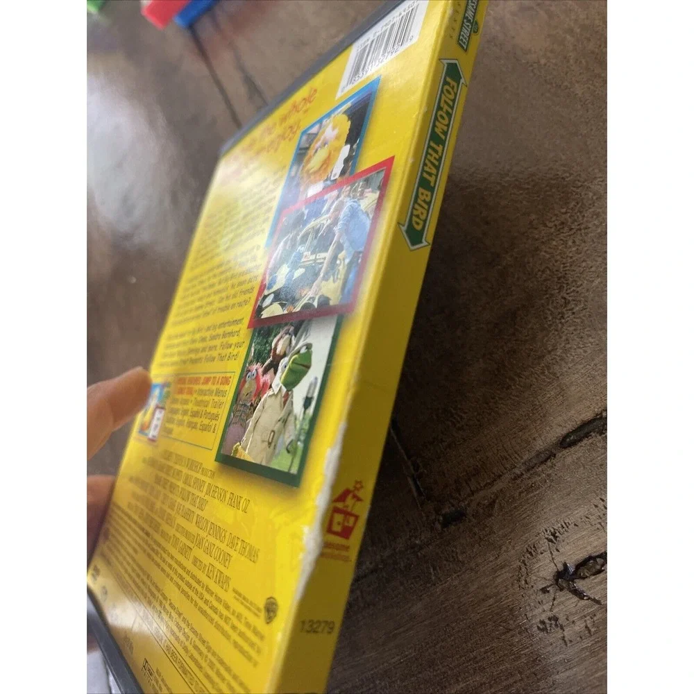 Sesame Street Follow That Bird Vintage 1985 DVD Original Snap Case